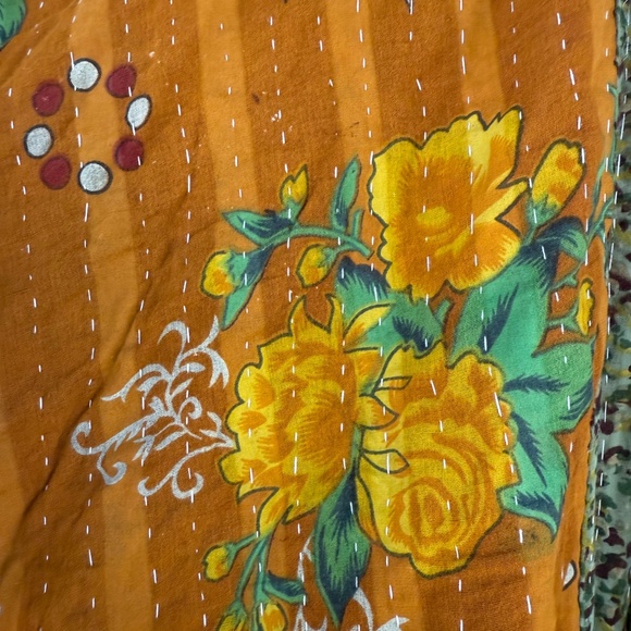 Kantha Bae Vintage Cotton Ruana - Picture 9 of 11
